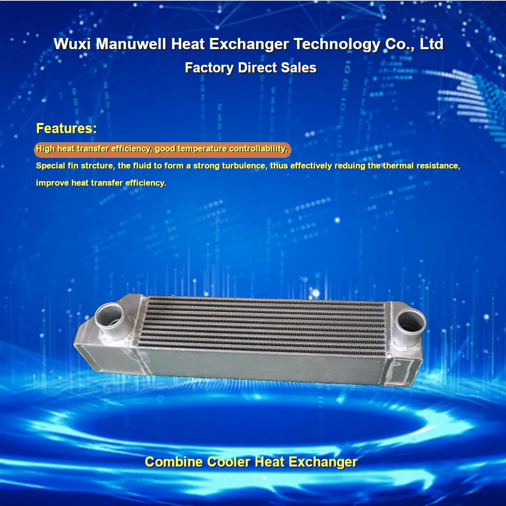Aluminum Plate-Fin Air Compressor Oil Cooler Industrial Heat Exchanger Hydraulic Cooling Radiator