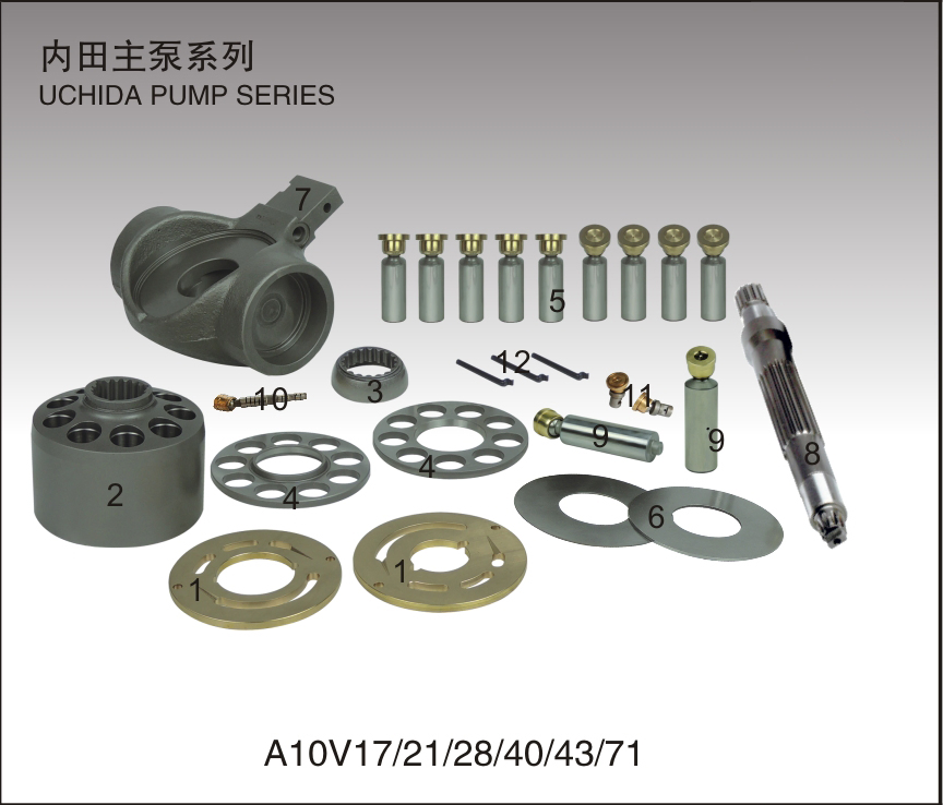Ap2d12 Ap2d14 Ap2d18 Repair Kit for Excavator Hydraulic Pump Spare Parts