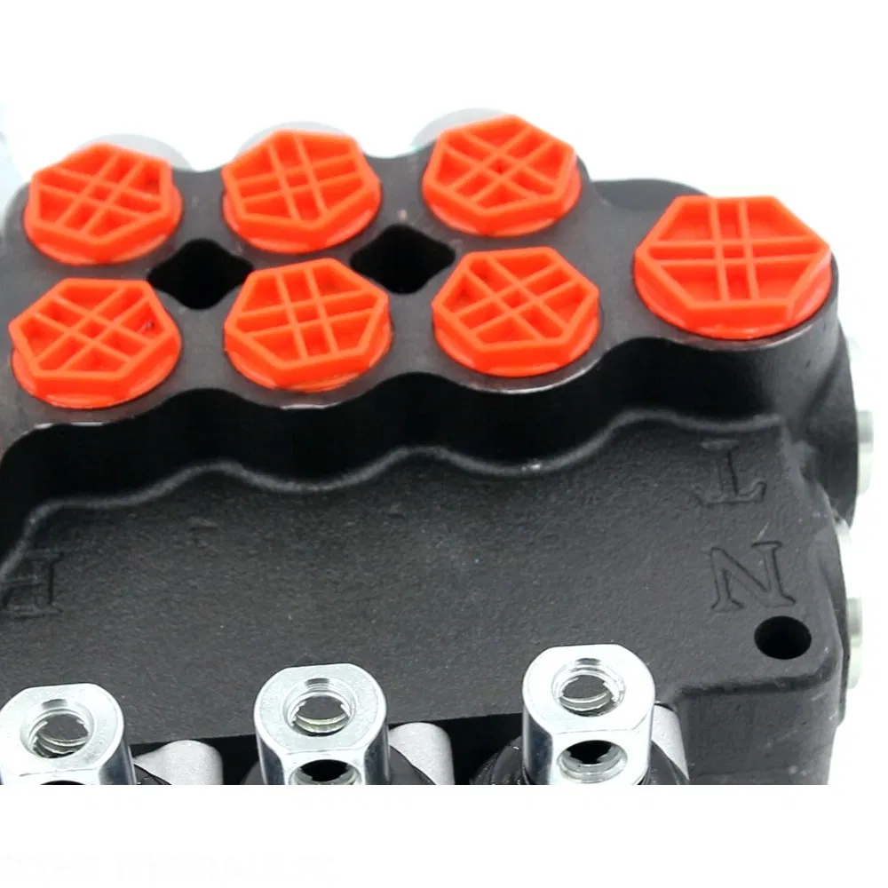 Hydraulic Pneumatic Control Valve 3-Spool P80A Monoblock Directional Control Valve Wholesale &amp; Distribution