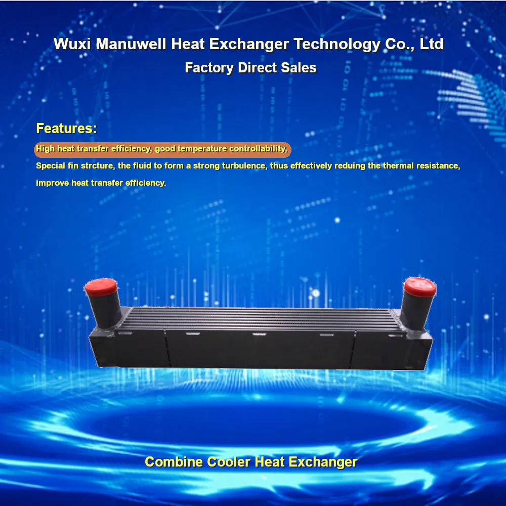 Aluminum Plate-Fin Air Compressor Oil Cooler Industrial Heat Exchanger Hydraulic Cooling Radiator