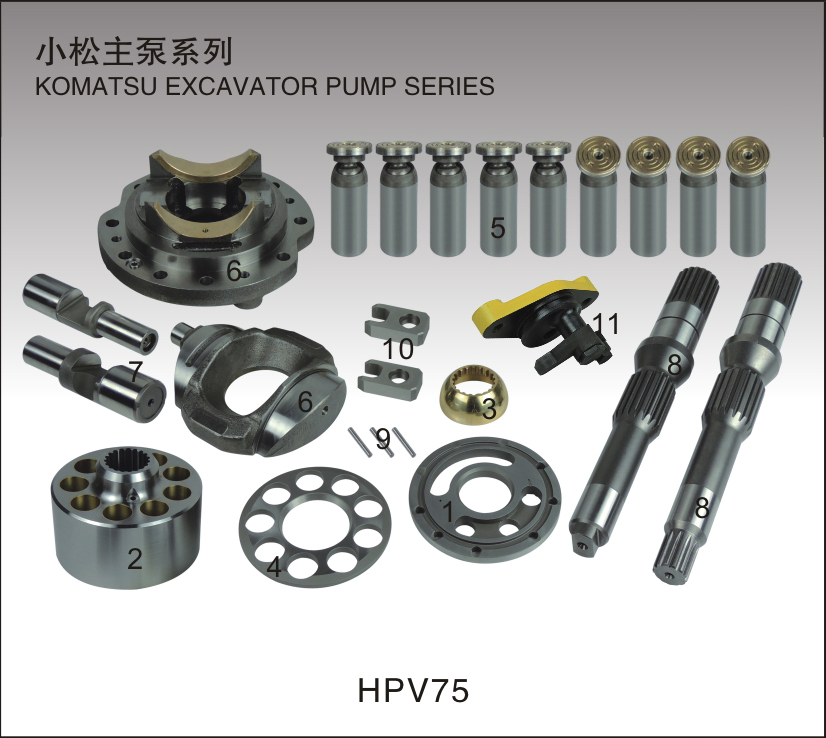 Chinese Manufacture Hot Sale High Quality Hpv90 Hpv35 Hpv55 Hydraulic Pump Piston Pump Repair Kit