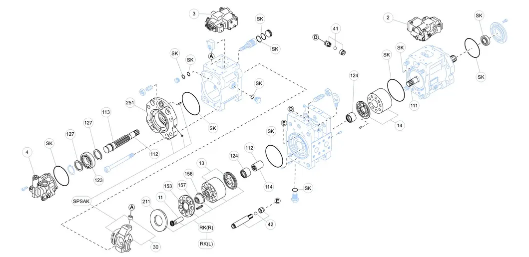 Hydraulic Pump Repair Kits