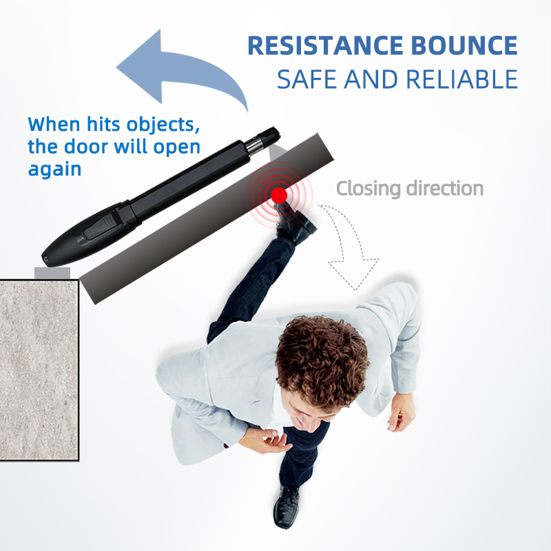 DC Automatic Electric Swing Gate Openers Swing Gate Motor with Double Arms and Opener Kit