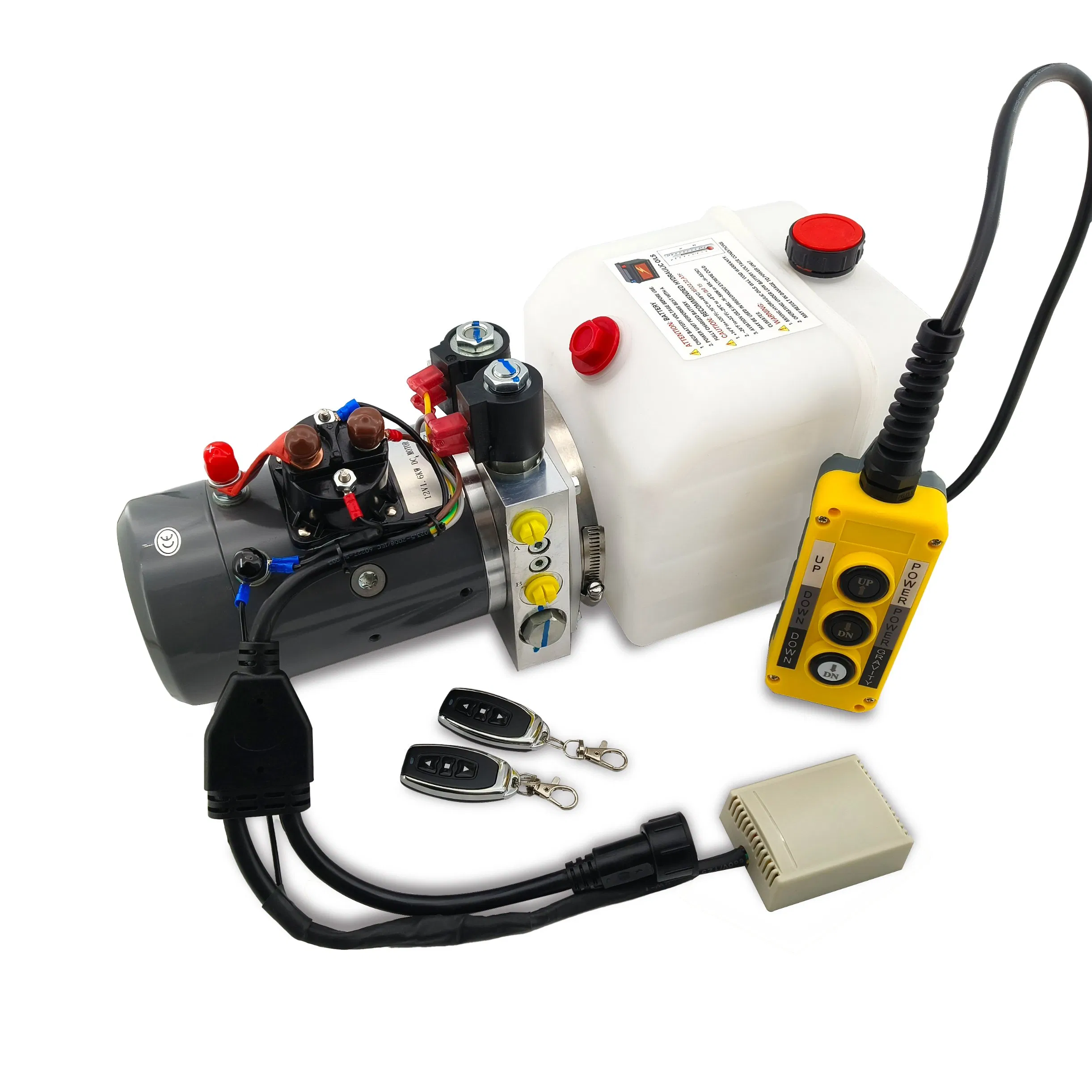 OEM ODM Horizontal Mounting DC Pack Portable Control Hydraulic Power Unit with ISO9001 for Dump Truck Tipper Trailer