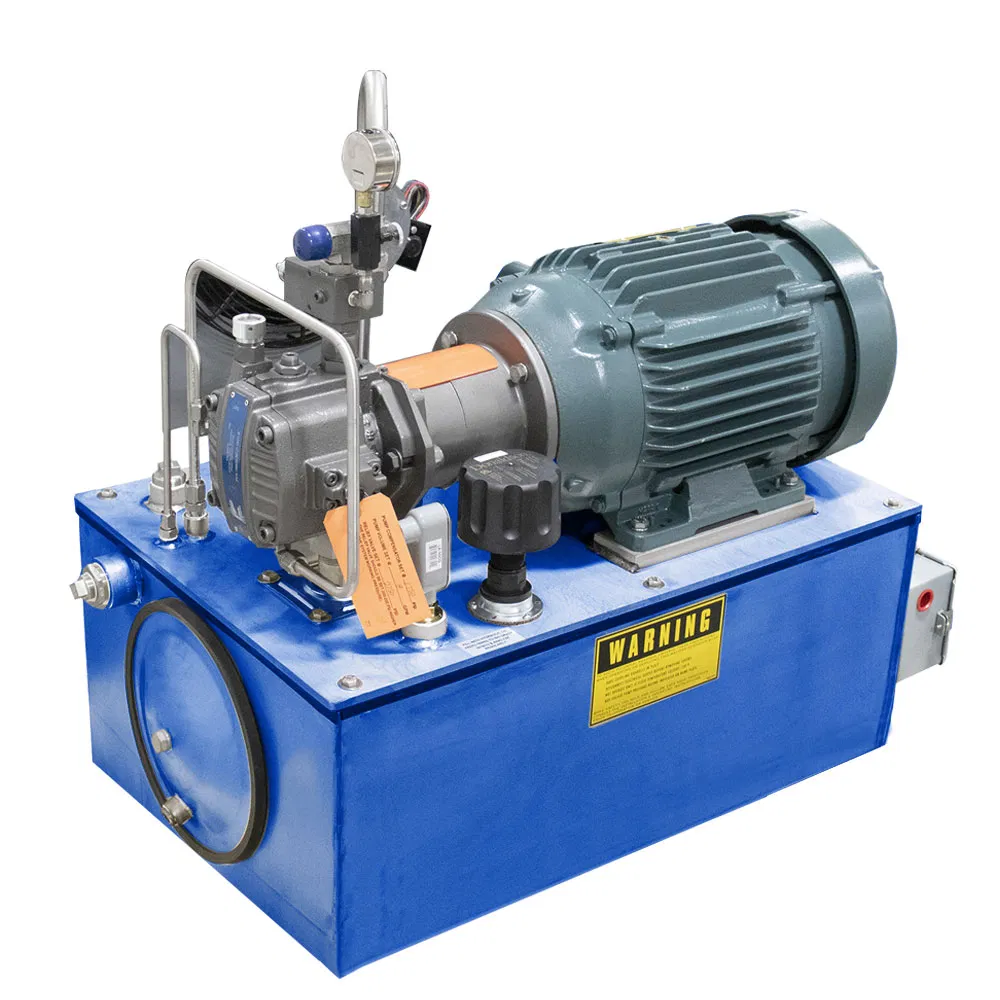 Hpu Fluid System Small Electric 3HP 5HP 1 2 5 8 10 12 15 20 25 30 40 50 100 HP Gpm AC 110V 220V DC 12V 24V 48V 12 24 Volt Pack Hydraulic Power Unit for Sale