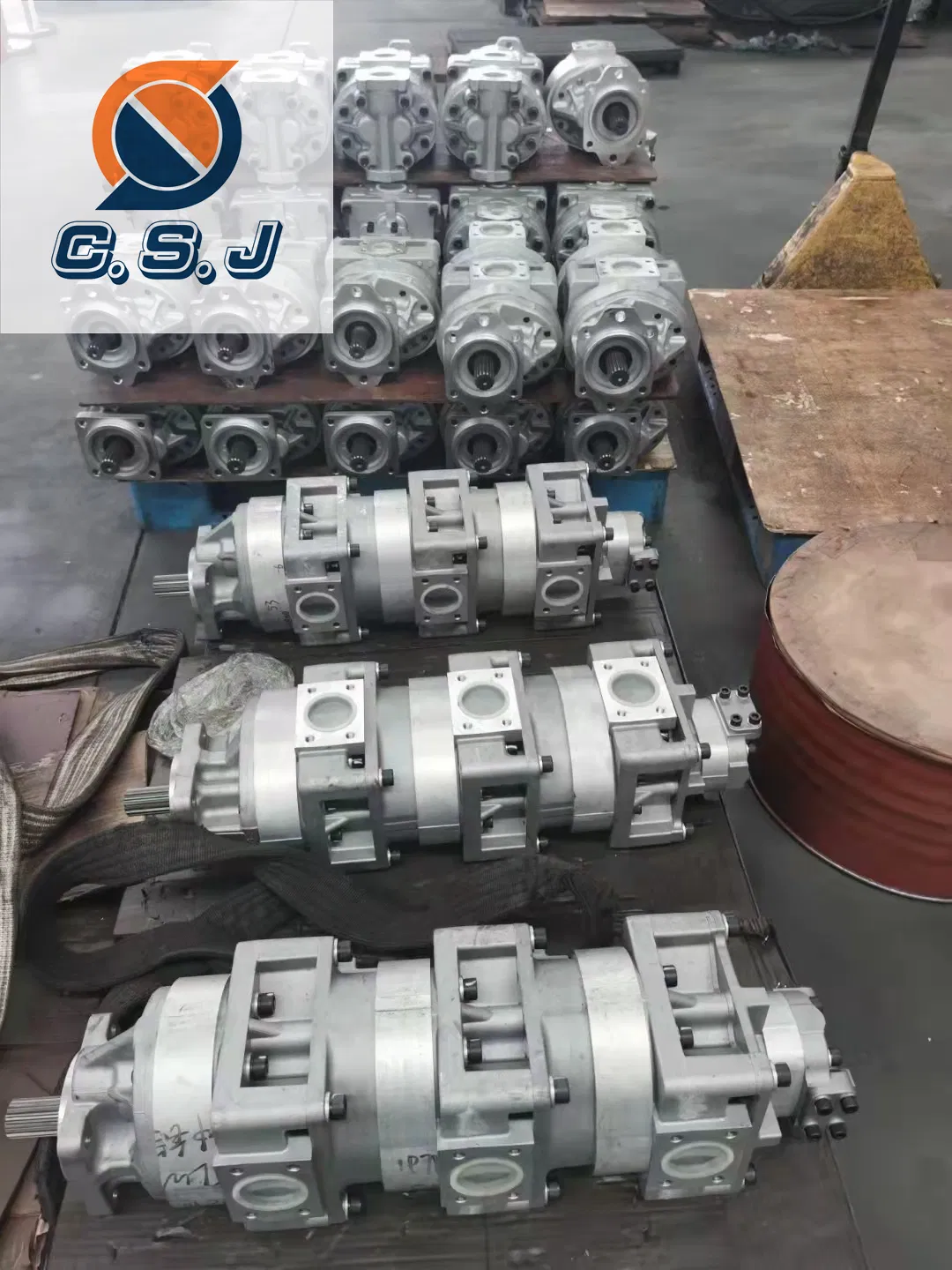 705-56-34180 Gear Pump for Wa380-1 Wheel Loader Hydraulic Main Pump