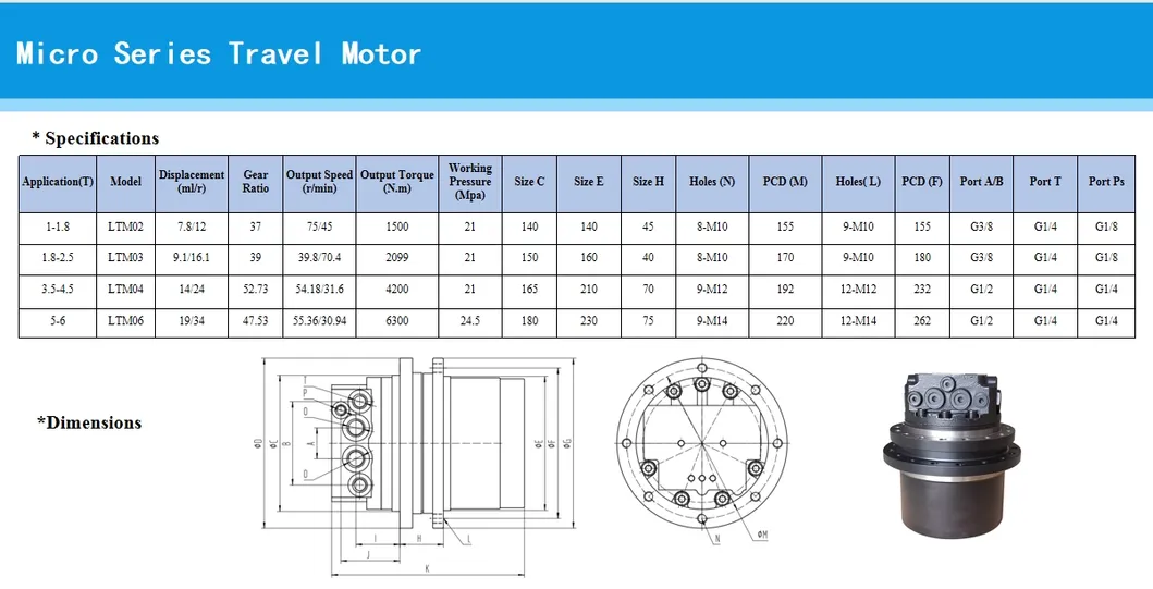 Travel Motor Series