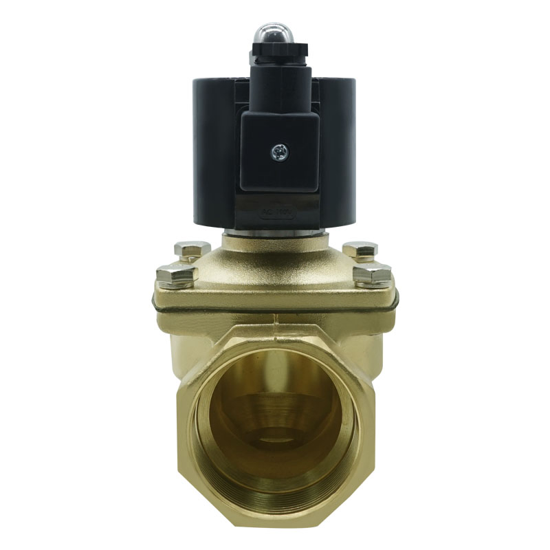 2W Series Normally Closed Waterproof 2-Way Direct Acting Solenoid Control Valve for Liquids AC220V DC12V DC24V