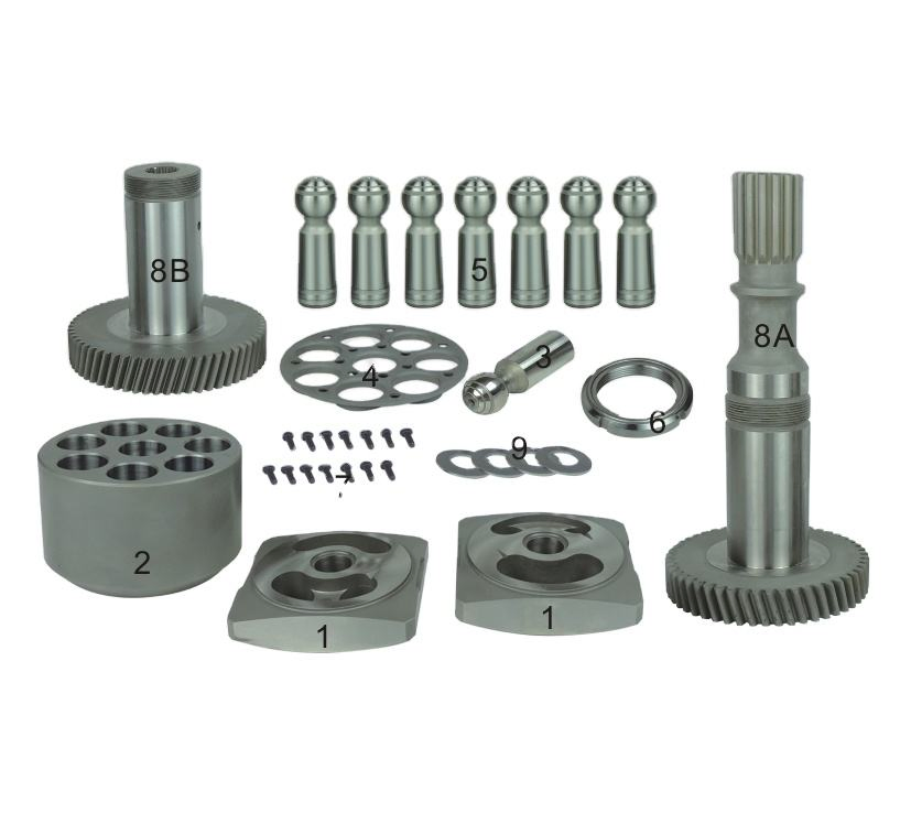 A8vo Series Hydraulic Pump Spare Parts Uchida A8vo55 A8vo80 A8vo107 A8vo160 A8vo172 A8vo200 Rexroth Repair Kit