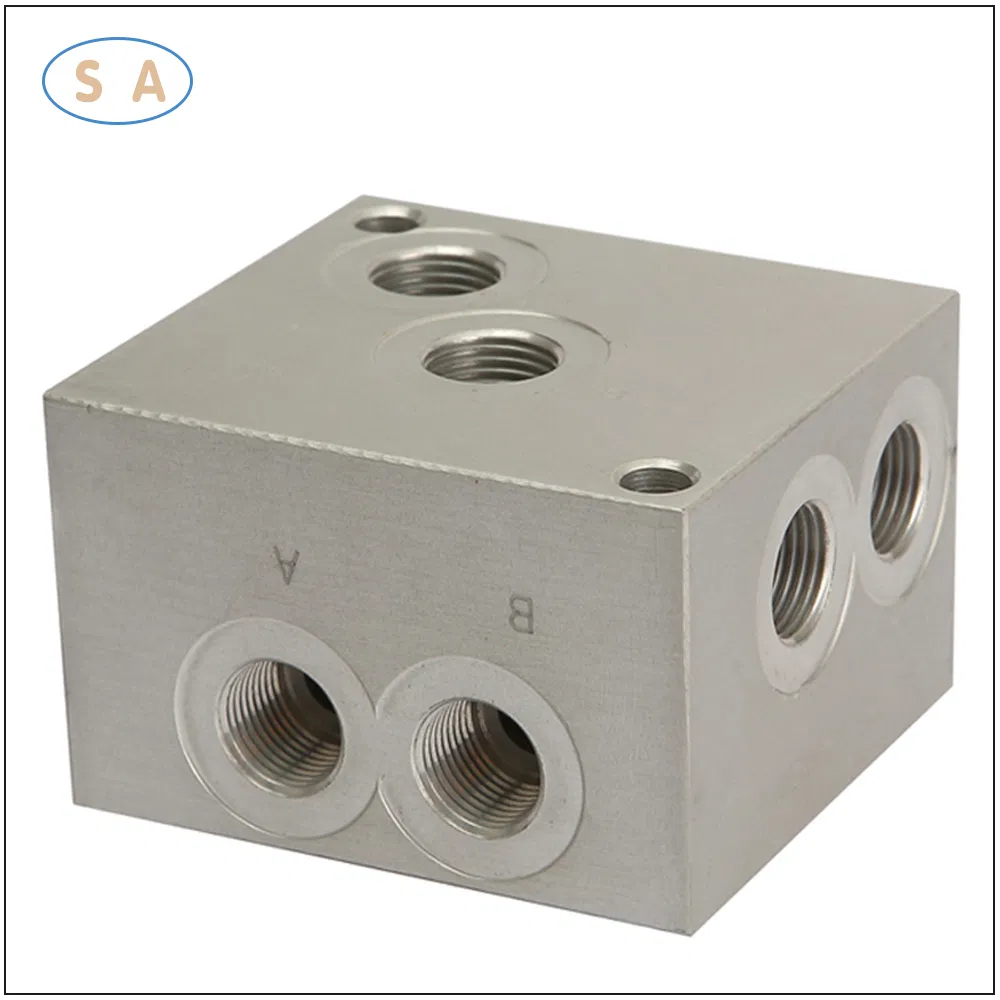 Aluminum/Steel Hydraulic Valve Nano Block Ng16 Mosaic Glass Block Manifold Blocks