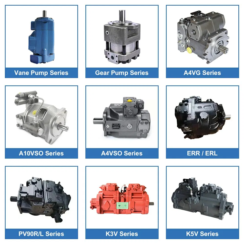 Gear Vane Mf High Pressure Excavator Pump Main Hydraulic Piston Pump Rexroth Linde Parker Eaton Denison Jcb Guangdong 12 Volt for Dump Truck