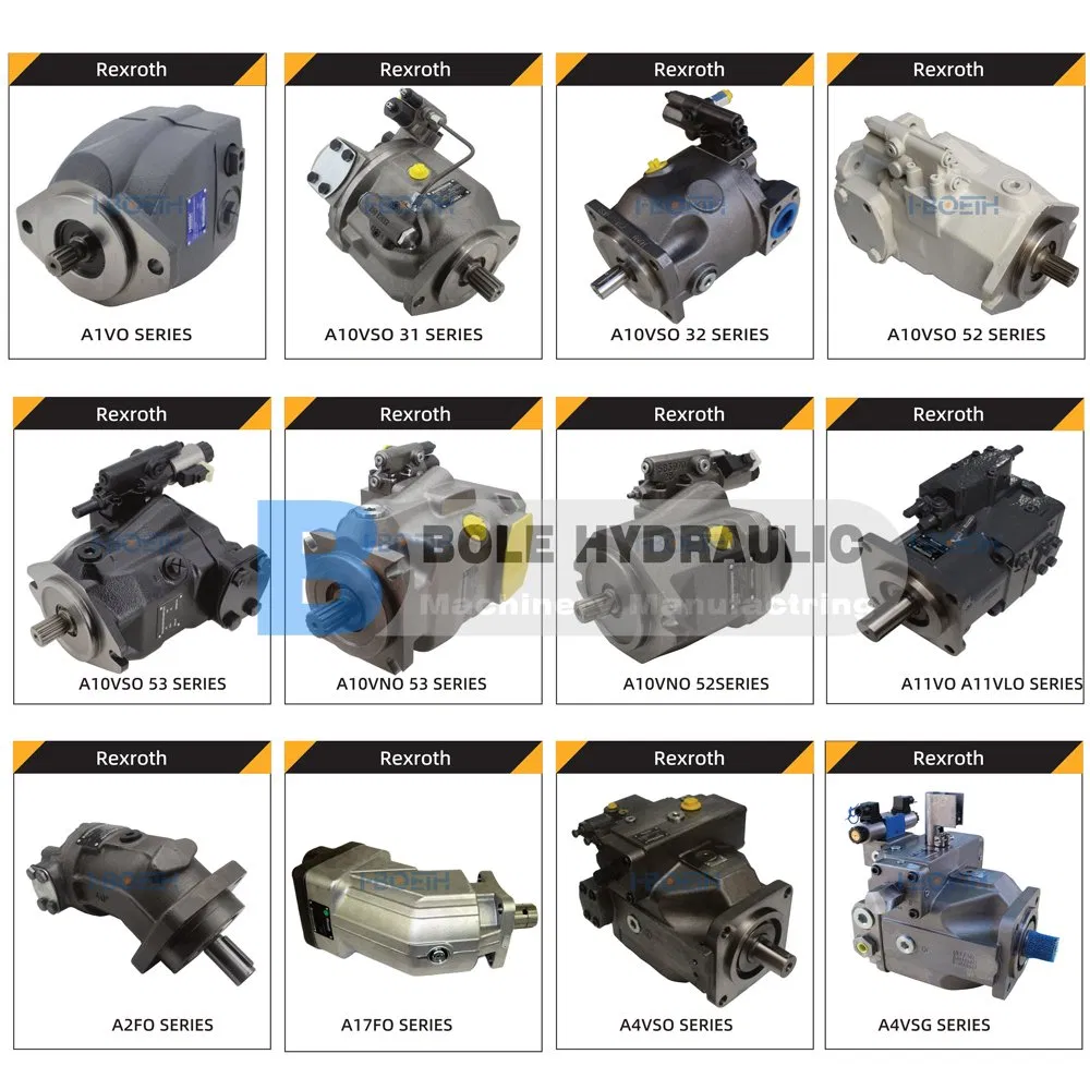 Rexroth Hydraulic Axial Piston Pump Manufacturers A10vso A4vso A11vo A2fo A4fo A4vg Factory for Sale Excavator Tractor