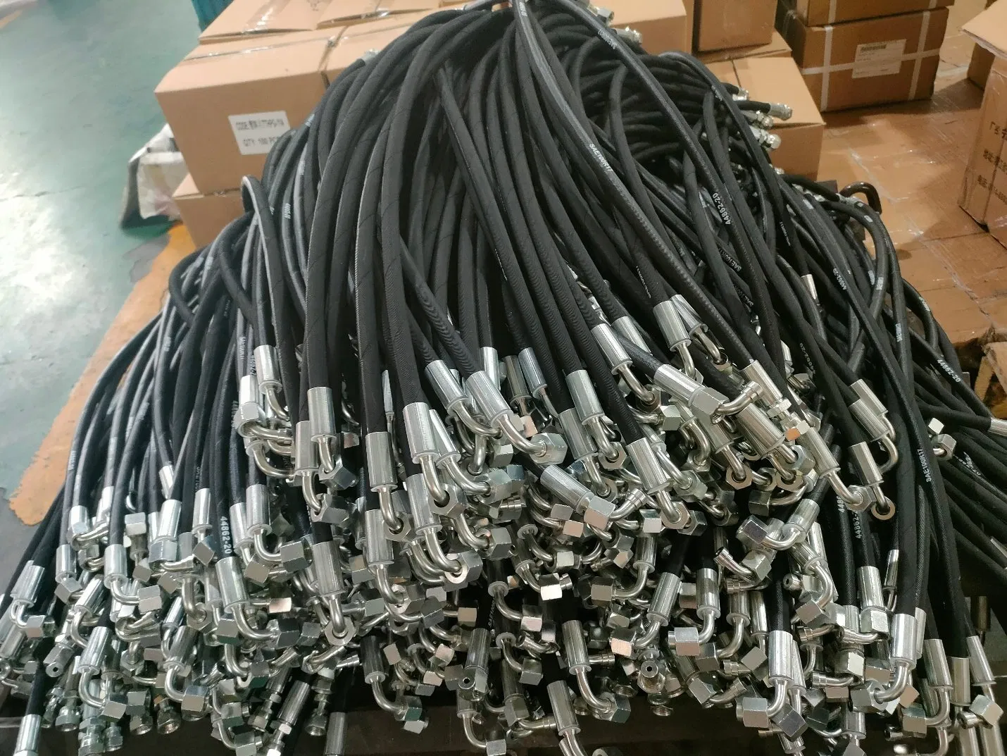 High Pressure Hose Assembly for hydraulic System Connection