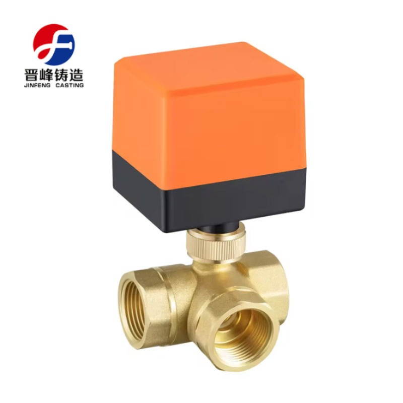 Durable Three Wire Two Control Motorized Brass Ball Valve for Precision