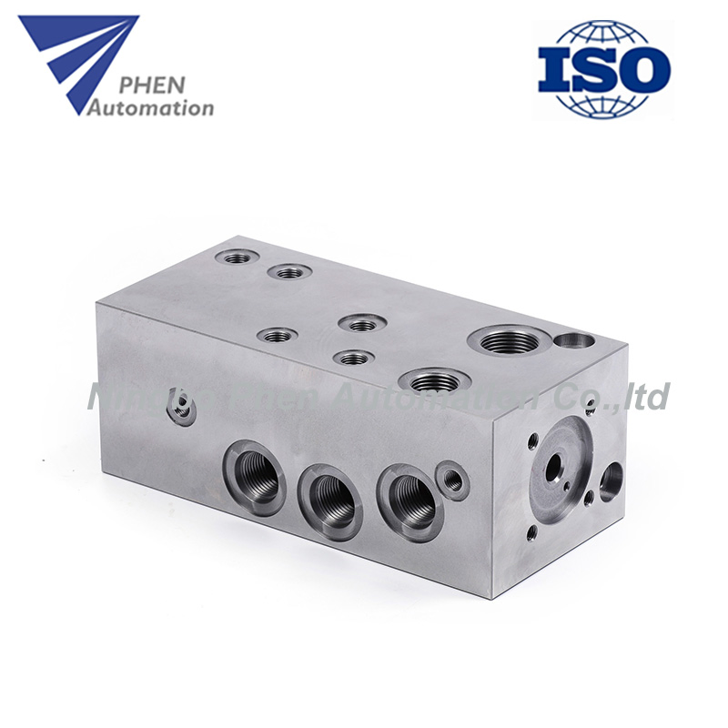 High Precision Aluminium Alloy Mechanical Machining Parts Hydraulic Valve Block