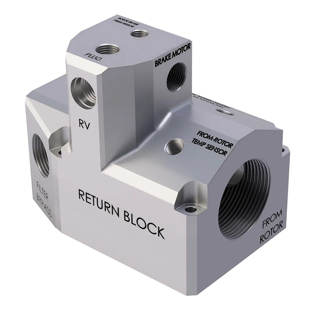 Multi Port Hydraulic Brake Valve Block for Complex Systems