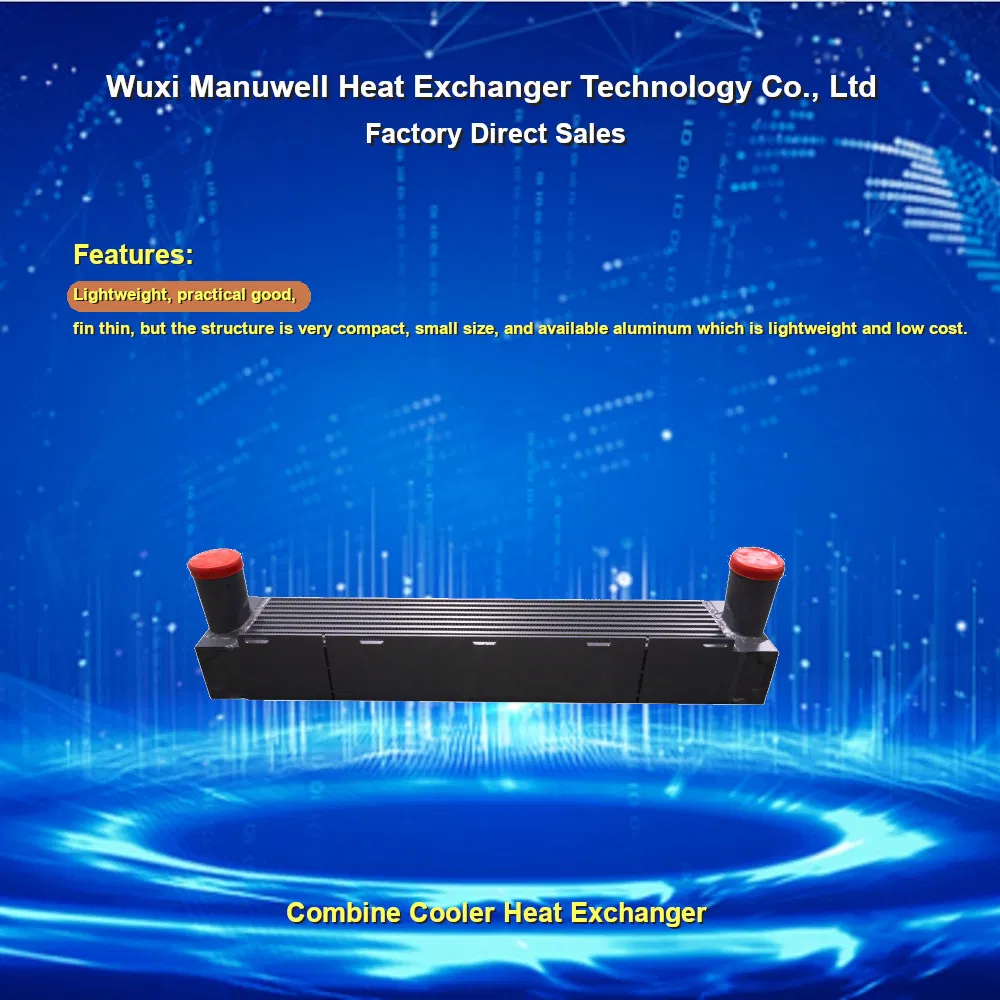 Aluminum Plate-Fin Air Compressor Oil Cooler Industrial Heat Exchanger Hydraulic Cooling Radiator