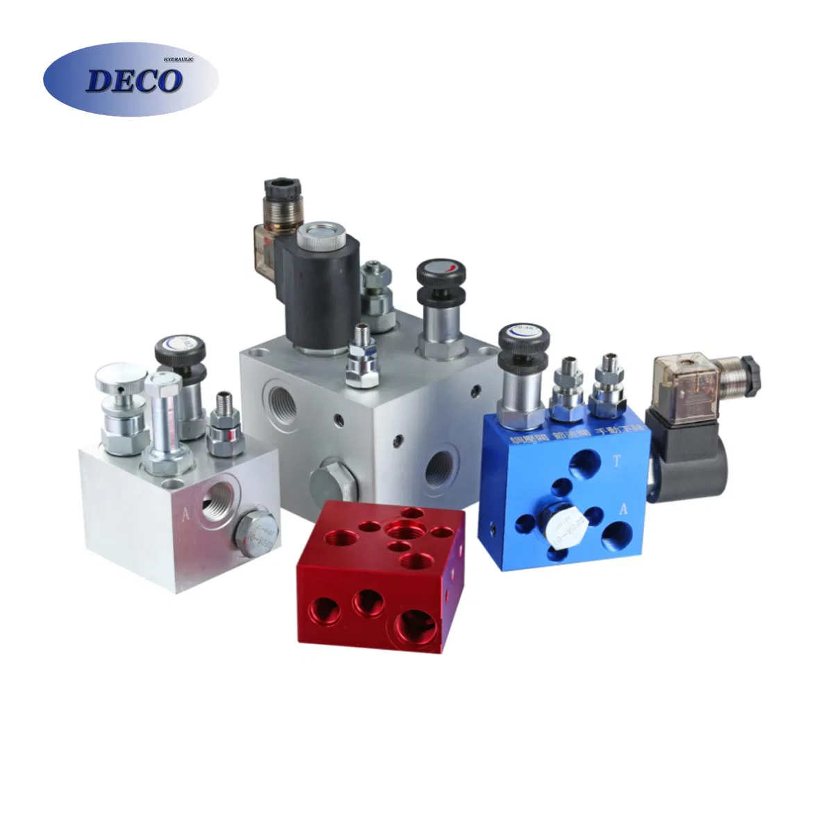 Aluminum/Iron Steel Hydraulic Valve Manifold Block for Lifting Unit