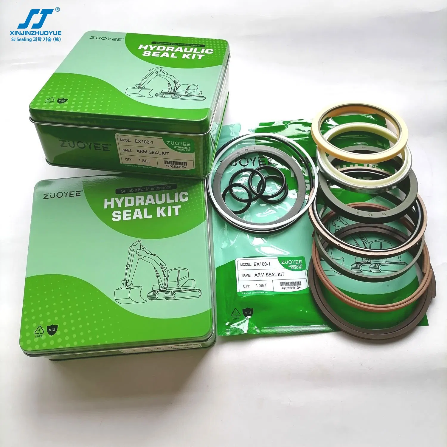 Boom Seal Kit for Ex100-1 Hydraulic Cylinder - Service/Repair Seal Kit