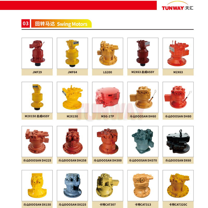 Excavator Tractor Swing Motor Device Spare Parts for Caterpillar Cat Komatsu Hitachi Sumitomo Volvo Kobelco Hyundai Doosan Daewoo Jcb Case Sany &nbsp;Bobcat Ihi