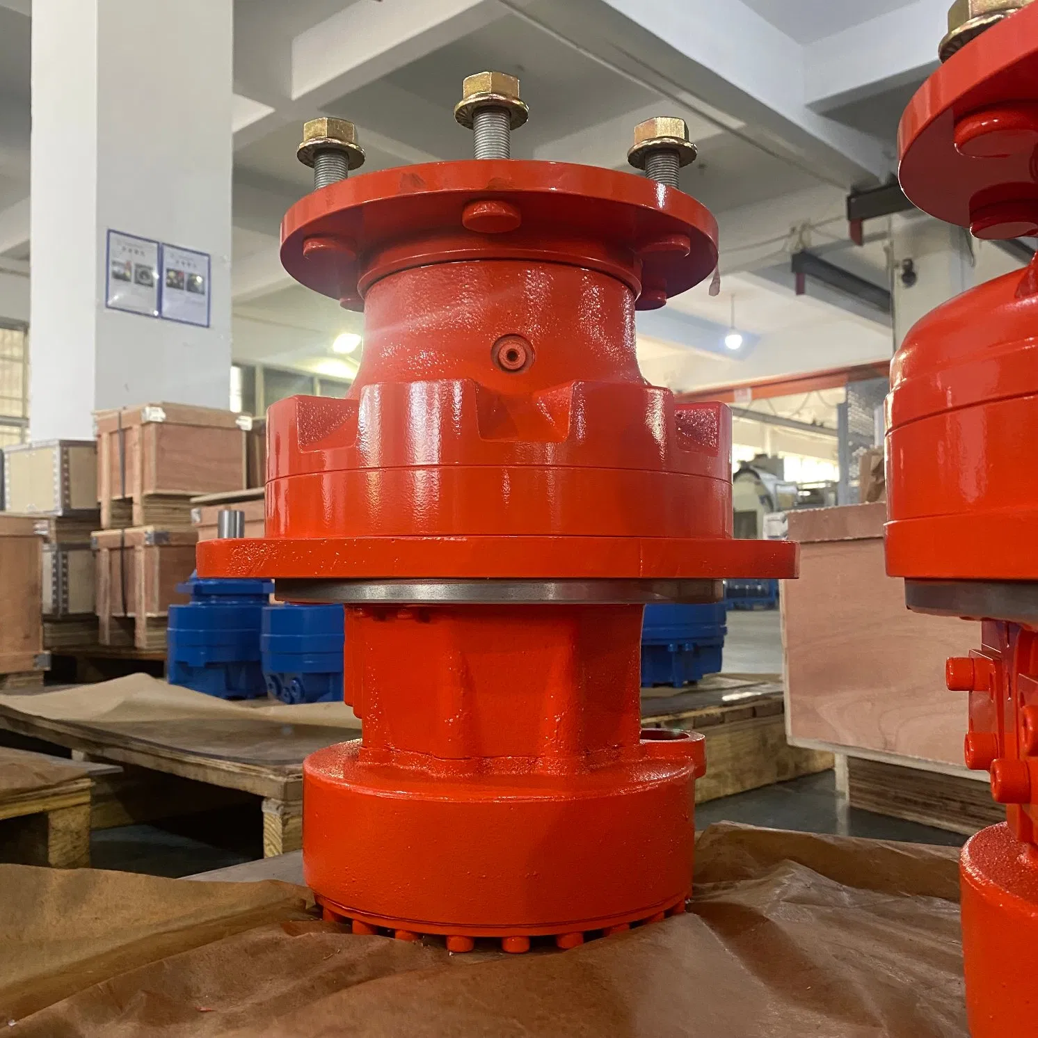 Rexroth MCR10f Wheel Drives T250 T300 Skid Steer Loader Final Drive Motor Hydraulic Radial Piston Motor