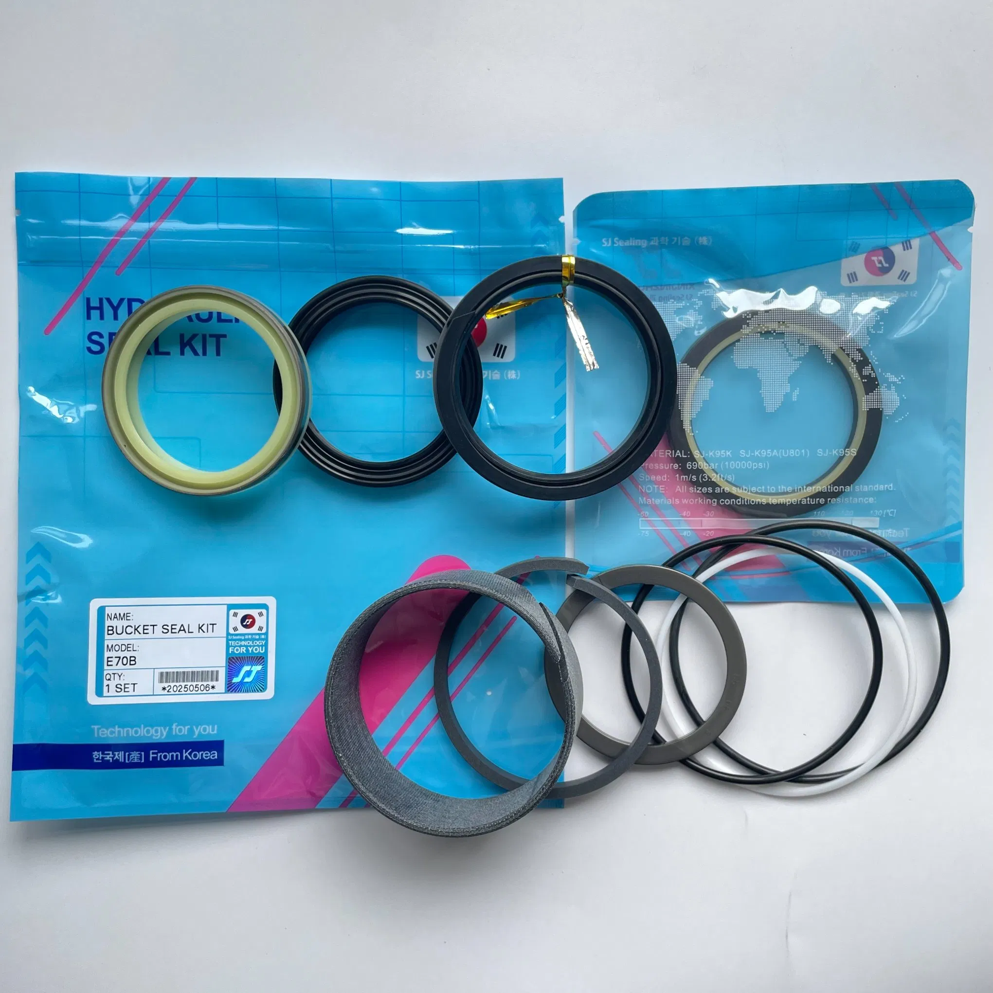 Sj Bucket Seal Kit Hydraulic Cylinder Service Seal Kit for Cat