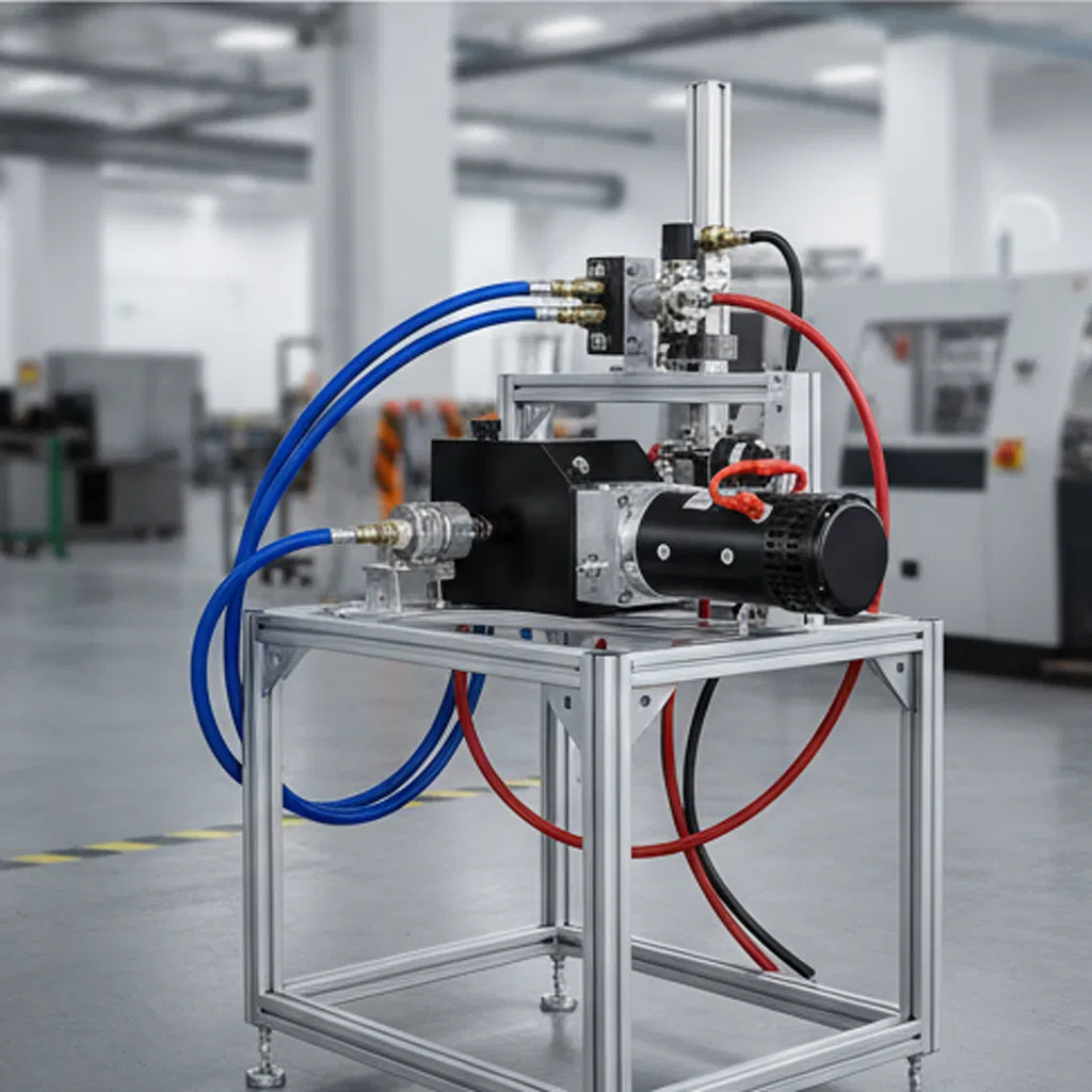 Horizontal Mounting DC 12V Hydraulic Power Unit with Manual Override