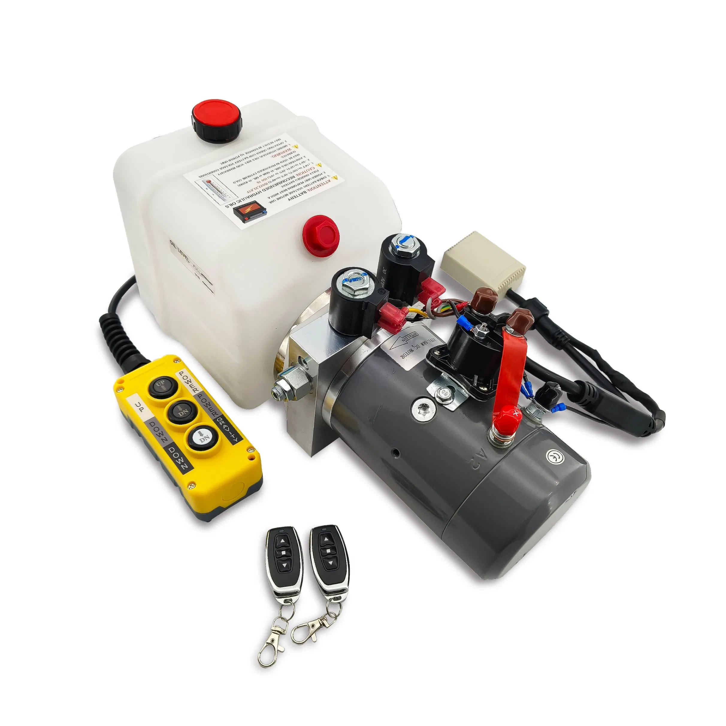 OEM ODM Horizontal Mounting DC Pack Portable Control Hydraulic Power Unit with ISO9001 for Dump Truck Tipper Trailer
