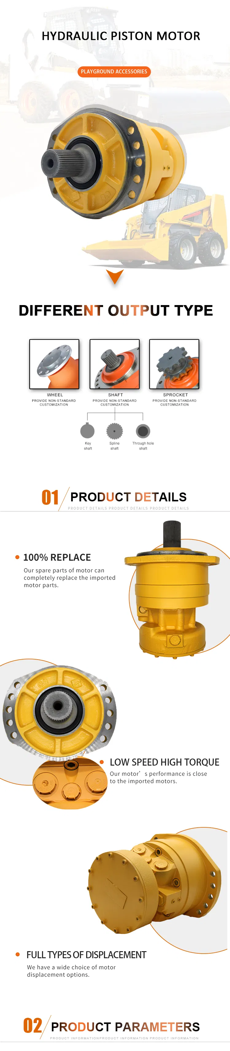 Rexroth MCR03 Hydraulic Piston Motor Application