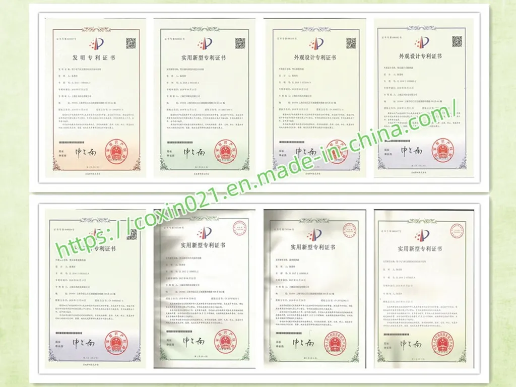 Hydraulic Air Oil Cooler Certificates