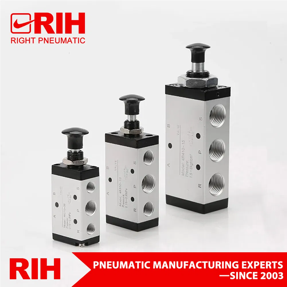 Right Pneumatic Hand Valve Manual Pull Air Control Pneumatic with Lever 4r210-08