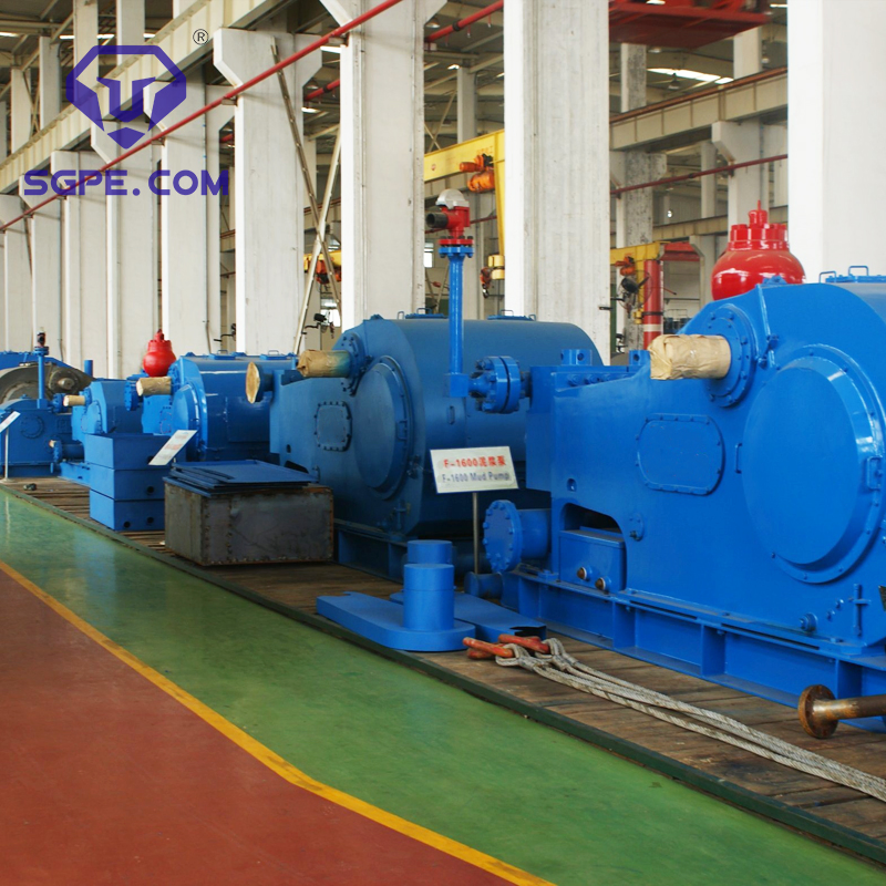 API F1000/1300/1600 Triplex Oil Mud Pump/Piston Hydraulic Slurry Mud Pump and Spare Parts for Drilling Rig