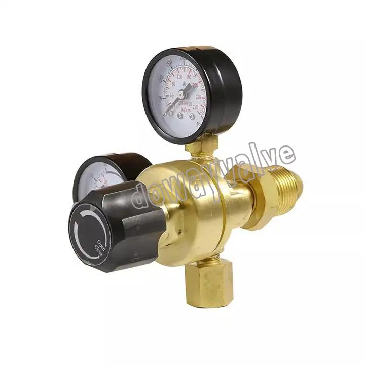 Customized Dual Stage 2 Gauges High Pressure Argon Pressure Regulator China Supplier