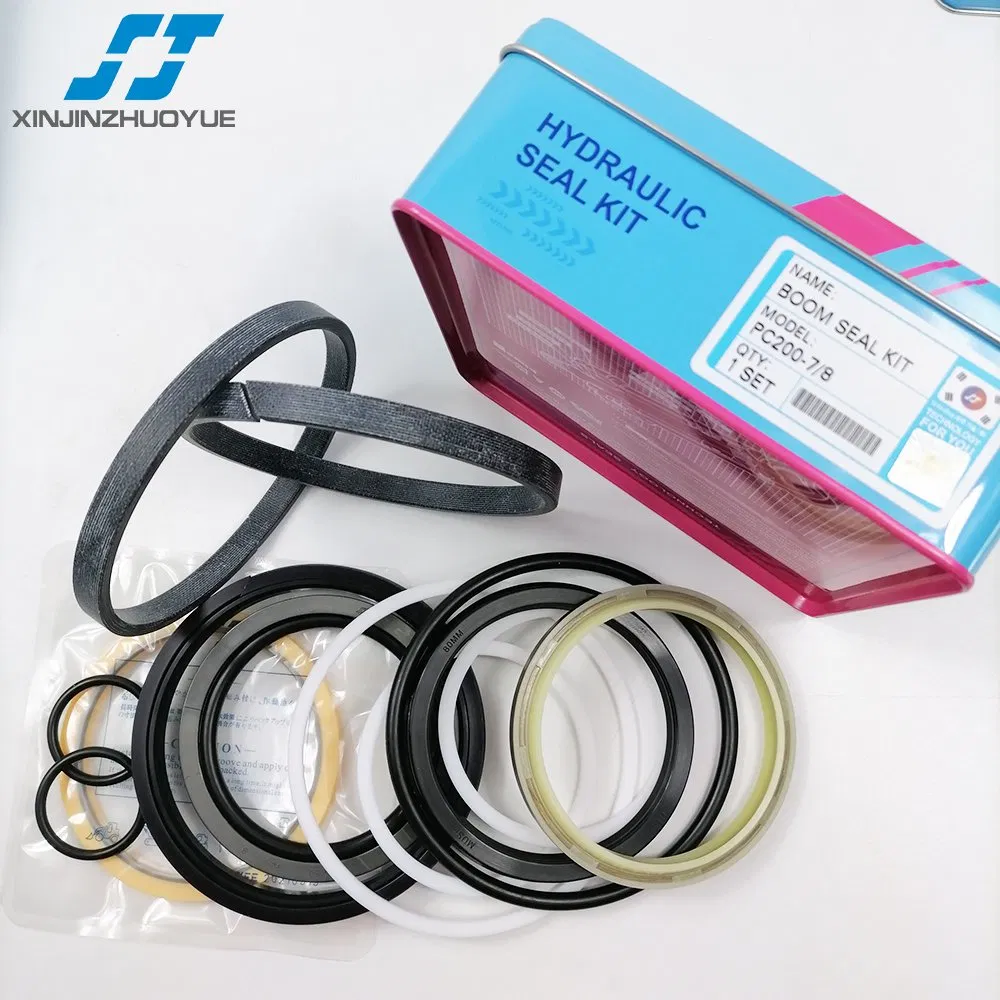 Sj Excavator Hydraulic Cylinder Seal Kit PC200-7 Boom Repair Kit.