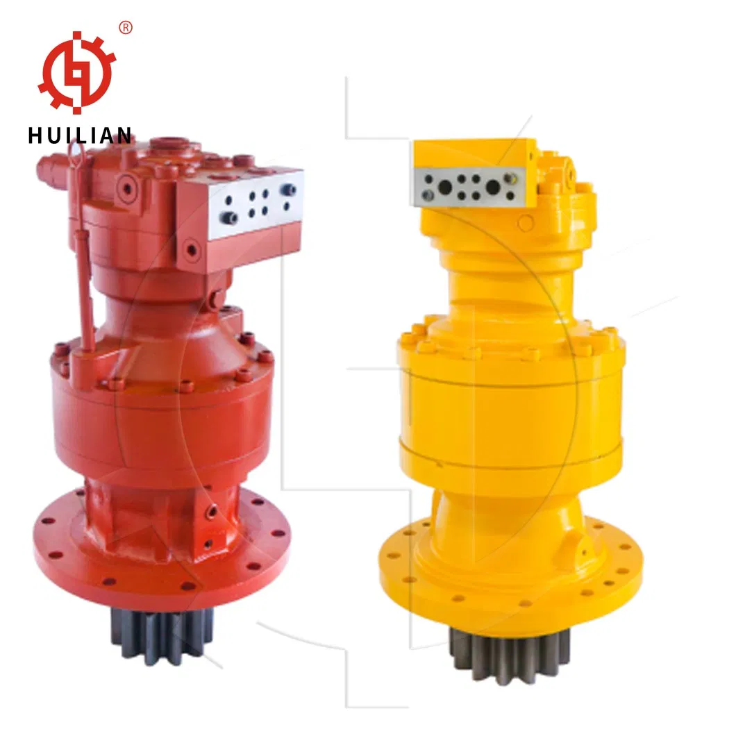 M5X130 LG200 Sy205 M5X130 M5X130 R210-7 R215-7 R220-5 R225-7 R225-9 M5X130 M5X130 Excavator Slew Swing Motor Swing Motor for Device Motor Assembly