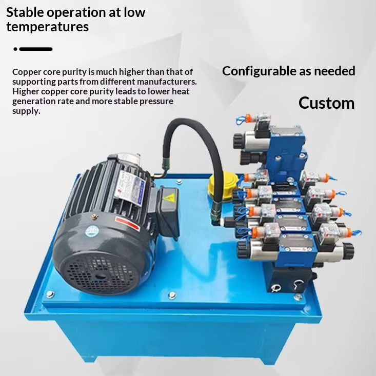 Ready-Made Hydraulic Pump Station Assembly with High Pressure Solenoid System