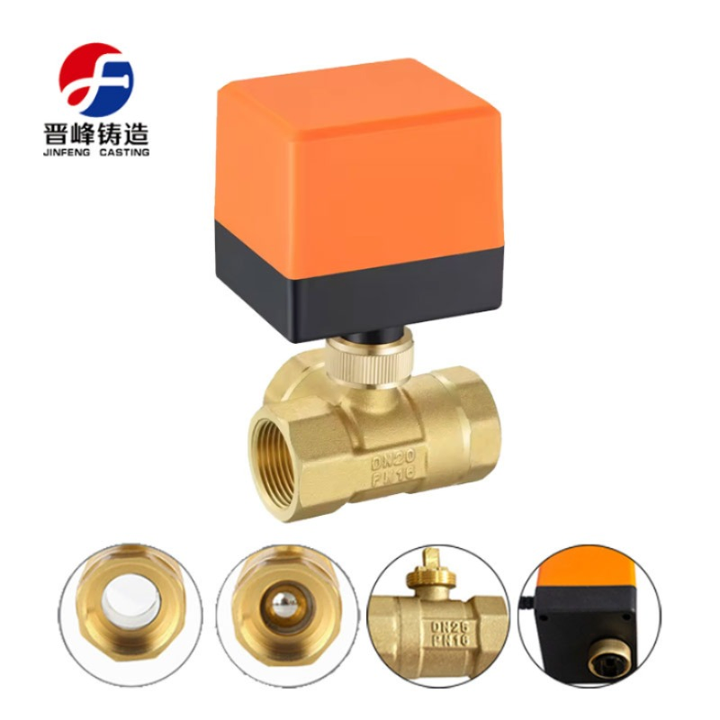 Durable Three Wire Two Control Motorized Brass Ball Valve for Precision