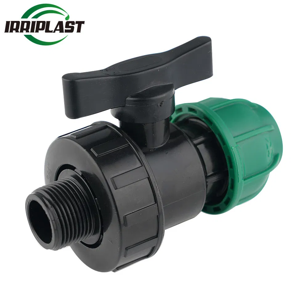 Polypropylene Hydraulic Water Systems Connection Ball Valve for Potable Distribution