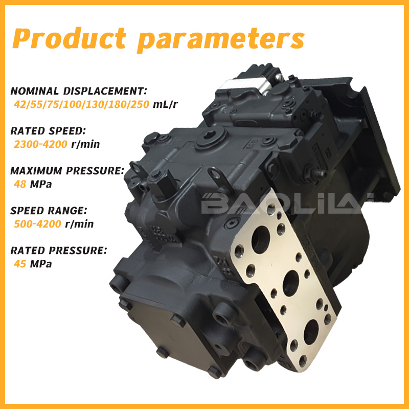 Applicable to Sauer 90 Series Hydraulic Piston Pump 90r055 90r075 90r100 90r130 90r180 90r250 Hydraulic Pumps