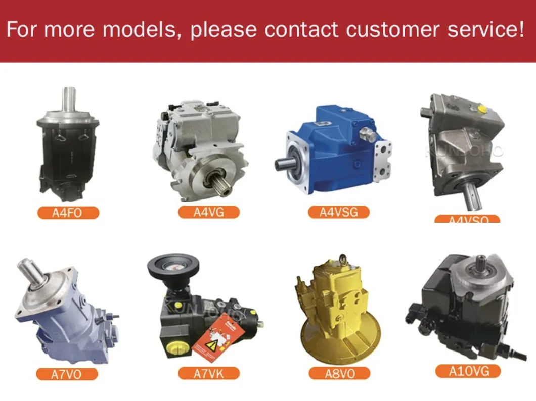 Rexroth Plunger-Pump Hydraulic High Pressure Radial Piston Oil Pump Mini Excavator Parts