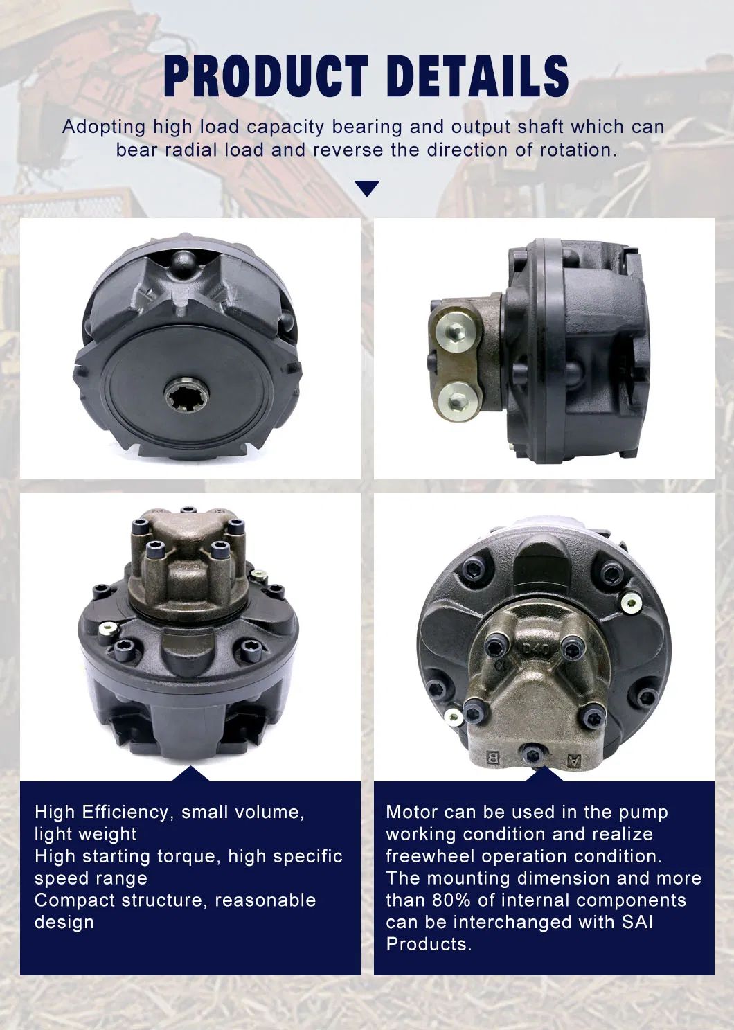 Hydraulic Motor Specifications