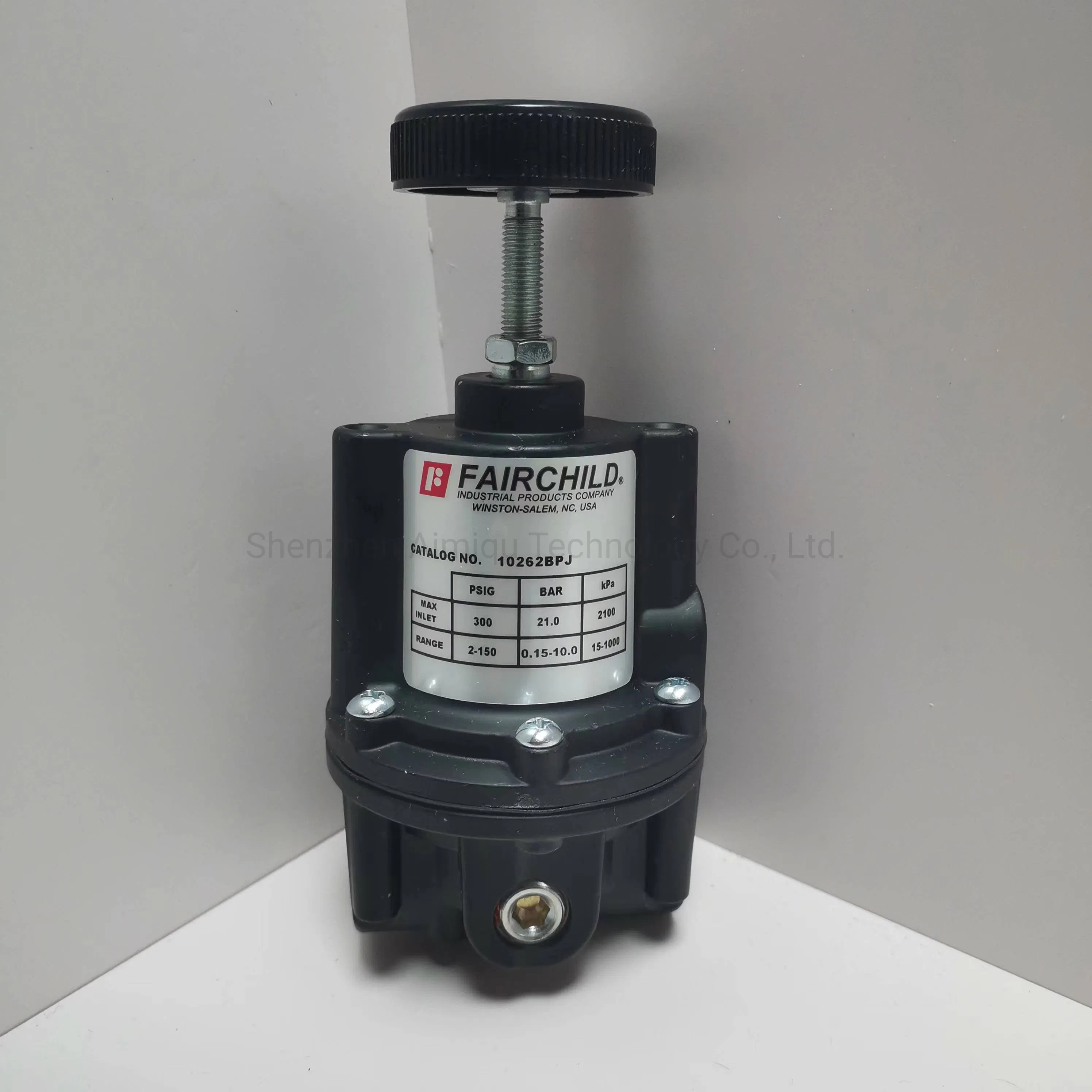 10262bpj Fairchild Products Model 10bp Precision Back Pressure Regulator Pneumatic Precision 2-150 Psig Regulator for Hydraulic Control