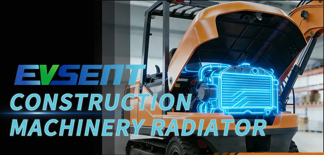CAT307D Excavator Hydraulic Oil Cooler View 1