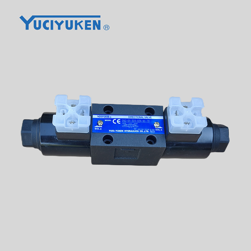 Industrial Hydraulic Solenoid High Pressure Control Directional Proportional Valve Yuciyuken Solenoid Operated Directional Control DSG-01 Sseries Plug-in Co