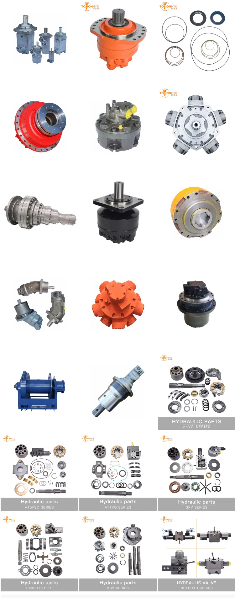 Excavator Hydraulic Pump Spare Parts