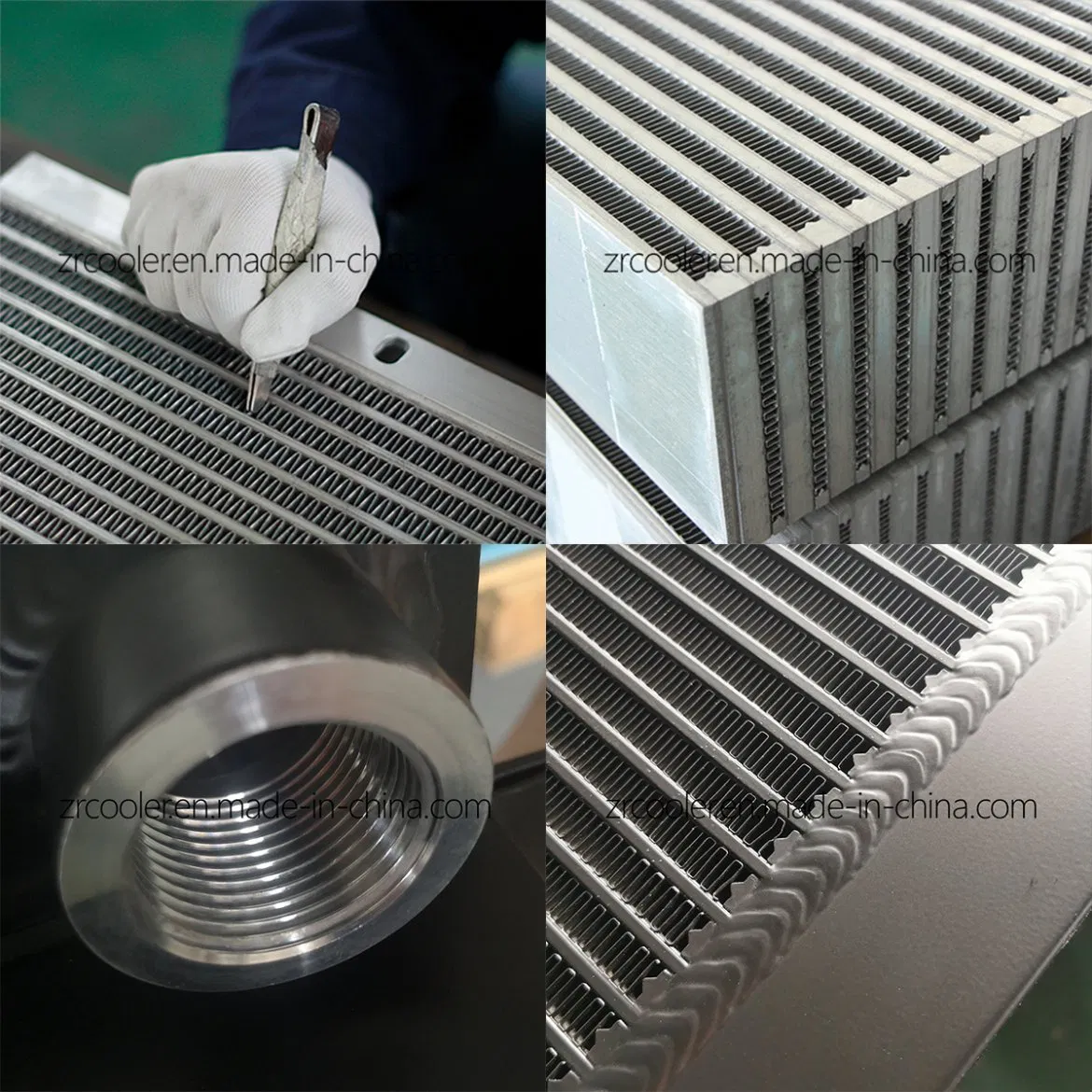 Aluminum Oil Cooler for Hydraulic Oil Cooling System