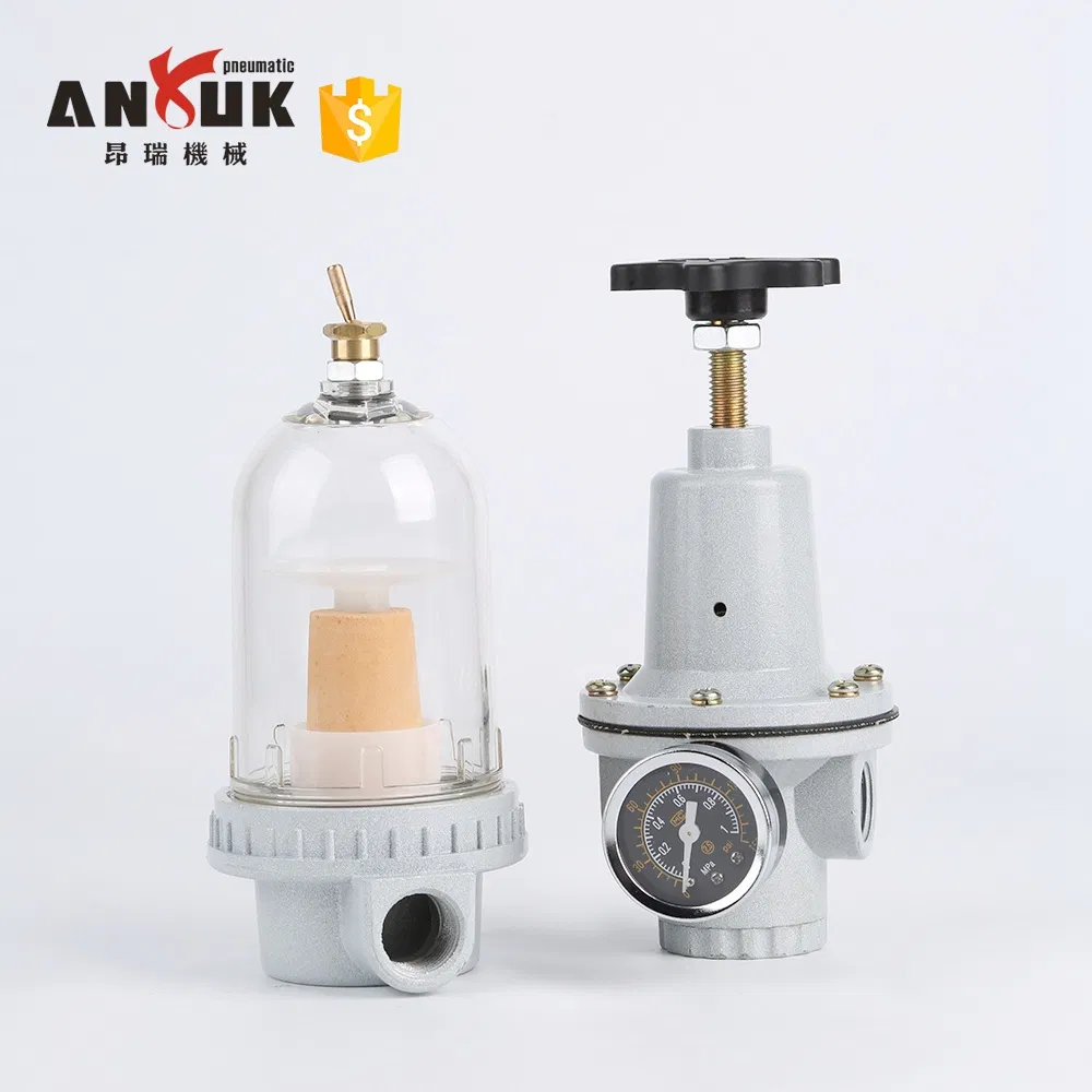 Anruk Pneumatic Air Pressure Filter Regulator Lubricator Regulator