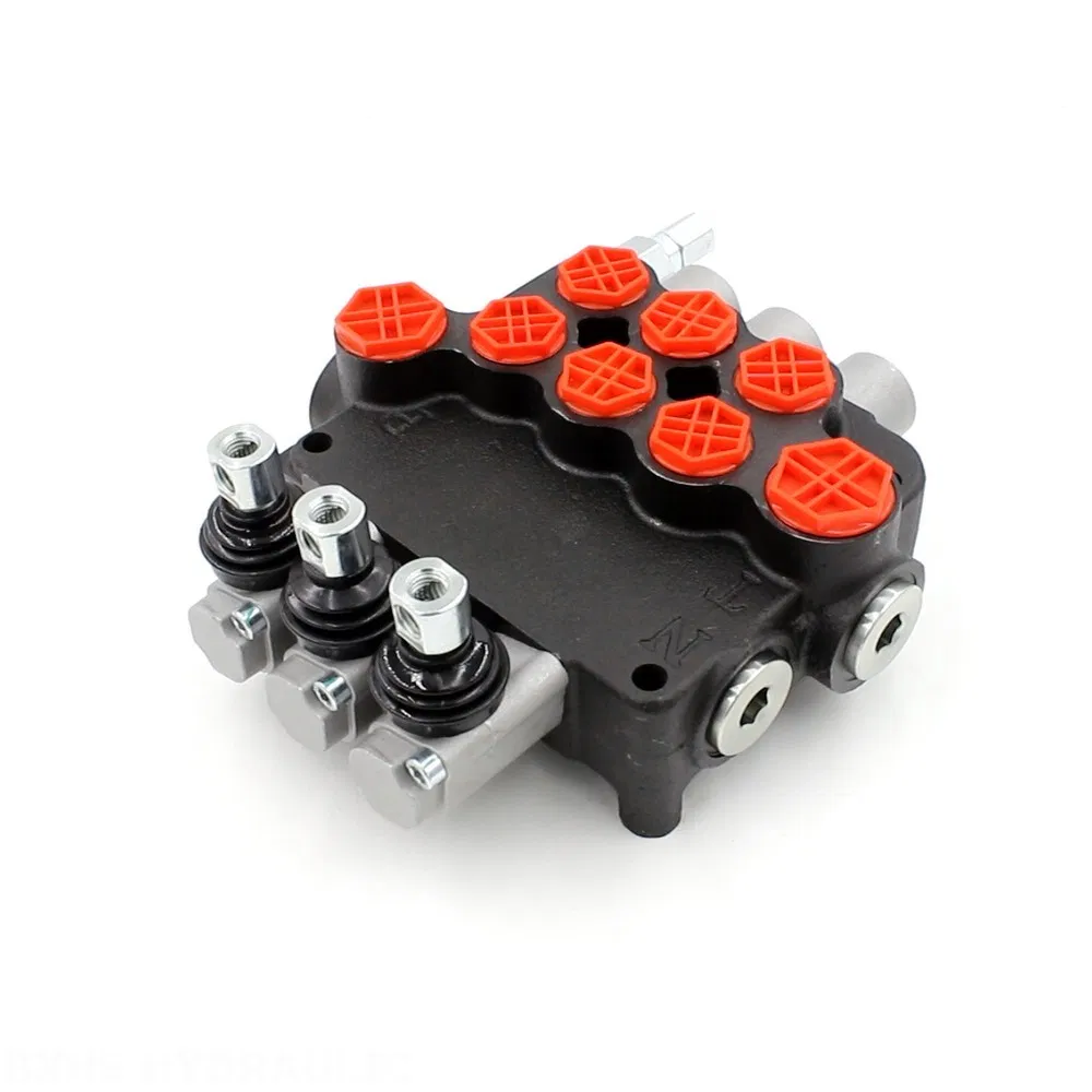 Hydraulic Pneumatic Control Valve 3-Spool P80A Monoblock Directional Control Valve Wholesale &amp; Distribution