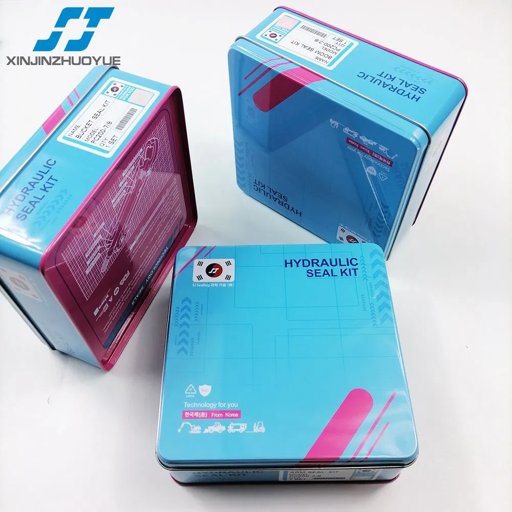 Sj Excavator Hydraulic Cylinder Seal Kit PC200-7 Boom Repair Kit.