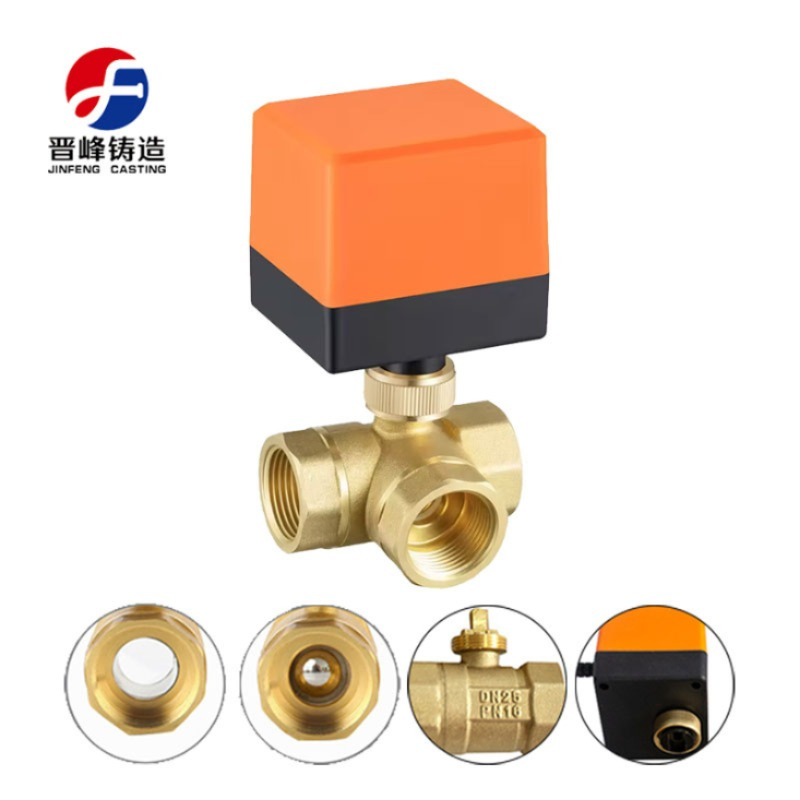 Durable Three Wire Two Control Motorized Brass Ball Valve for Precision